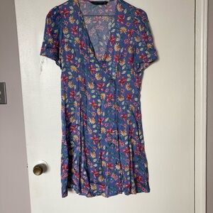 Zara Silky Summer Mini Dress